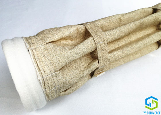 Aramid Keçe Toz Toplayıcı Torbalar Yüksek Verimli Genişletilmiş Filtre Yüzeyi