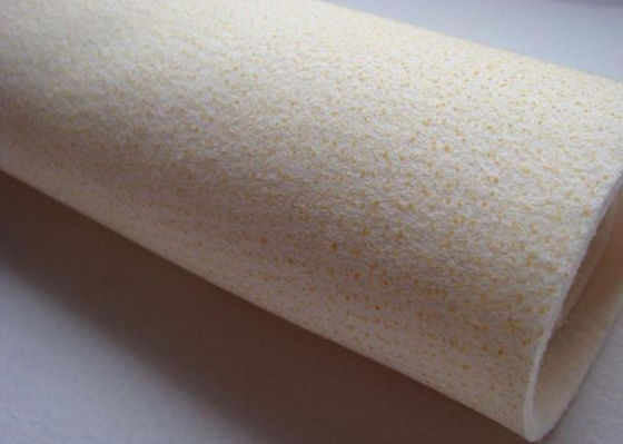 PTFE Laminasyon 550gsm İğne Delikli Polyester İğne Keçesi Geri Dönüştürülmüş