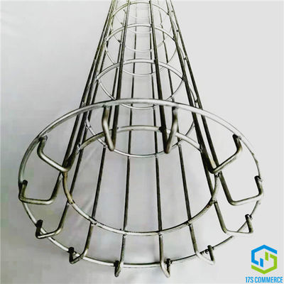 Galvanizli Tel 120mm Toz Toplayıcı Filtre Kafesi Tel Bent Alt