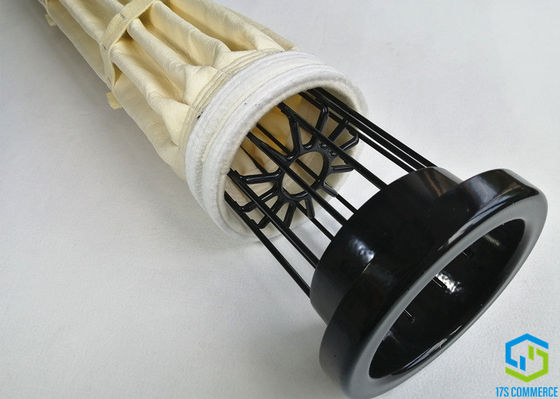 Akrilik 120mm Endüstriyel Filtre Torbaları 110mm Pileli Kafes