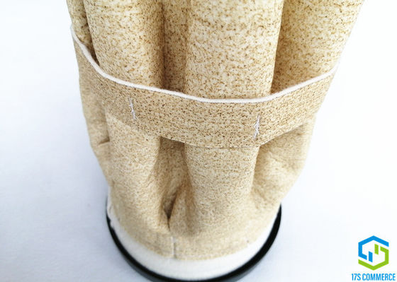 Torbalı 130mm Aramid Filtre Torbaları 120mm Yıldız Kafes