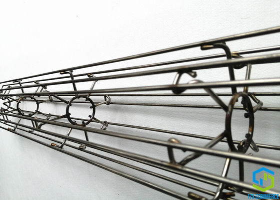 304 316 Paslanmaz Çelik Filtre Kafesi 150mm Genişletilmiş Filtre Yüzeyi Torba Kafesi